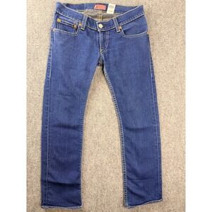 Levis Type 1 Iconic Slim Jeans Mens 26x28 Blue Denim Stretch Workwear Streetwear